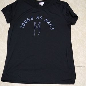 LulaRoe, T-shirt ladies large black